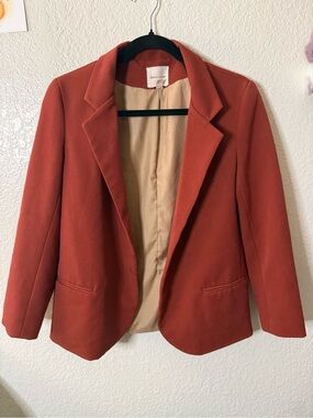 silence + noise Orange Tailored Blazer